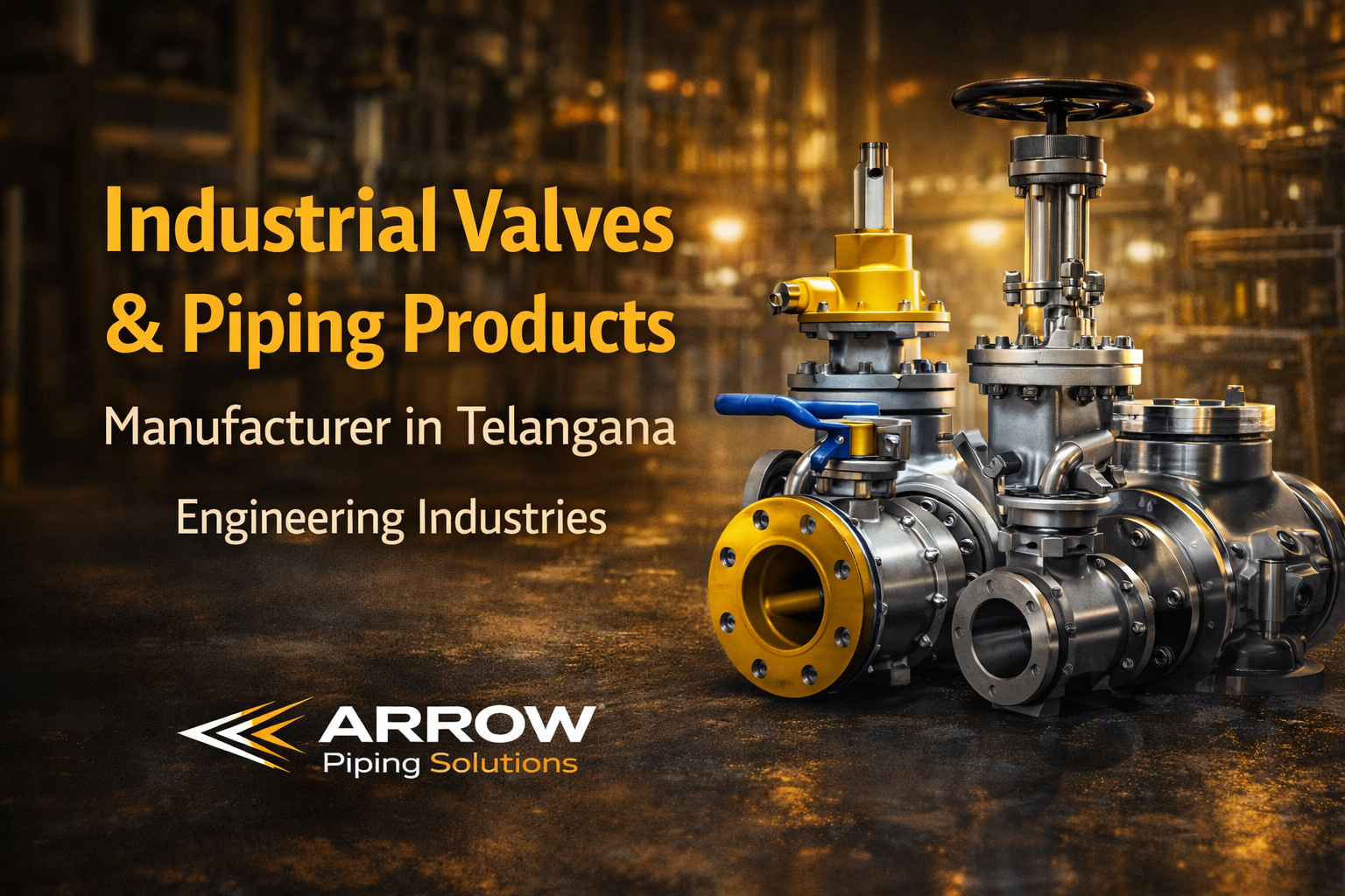 Industrial Valves Piping Products Manufacturer Telangana