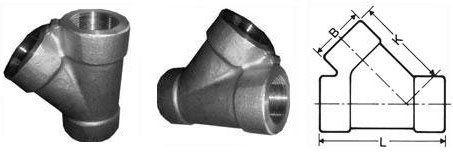 Forged Lateral Tee Dimensions