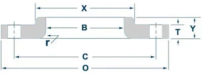 Lap Joint Flange Diagram