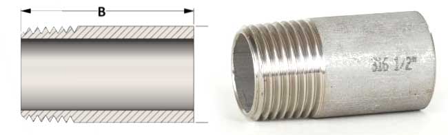 Standard Threaded Pipe Nipple Lengths