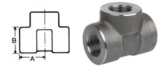 Threaded Equal Tee Weight Chart