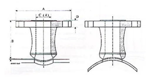 Weld Neck Flange Diagram